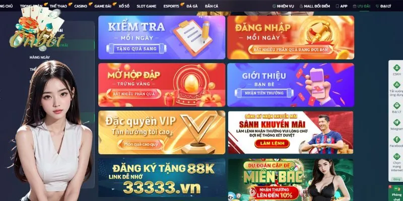 Khuyến mãi phong phú và phù hợp với mọi hội viên